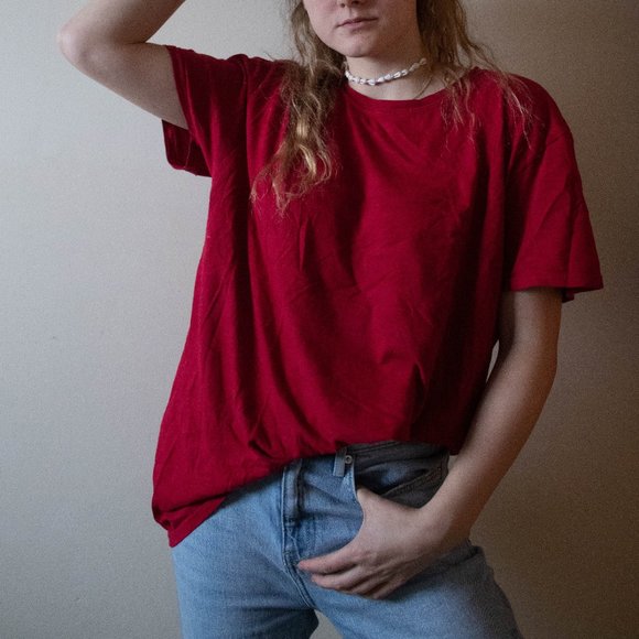 Oversized red tee - Picture 3 of 3